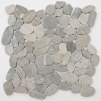 Gray Cloud wave sliced pebbles
